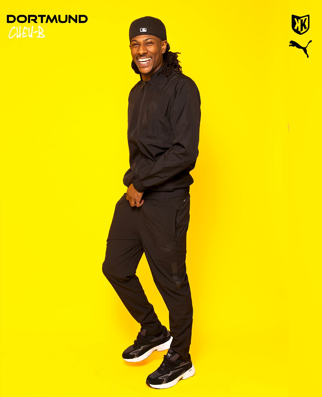 Dortmund Tracksuit Jacket - Black