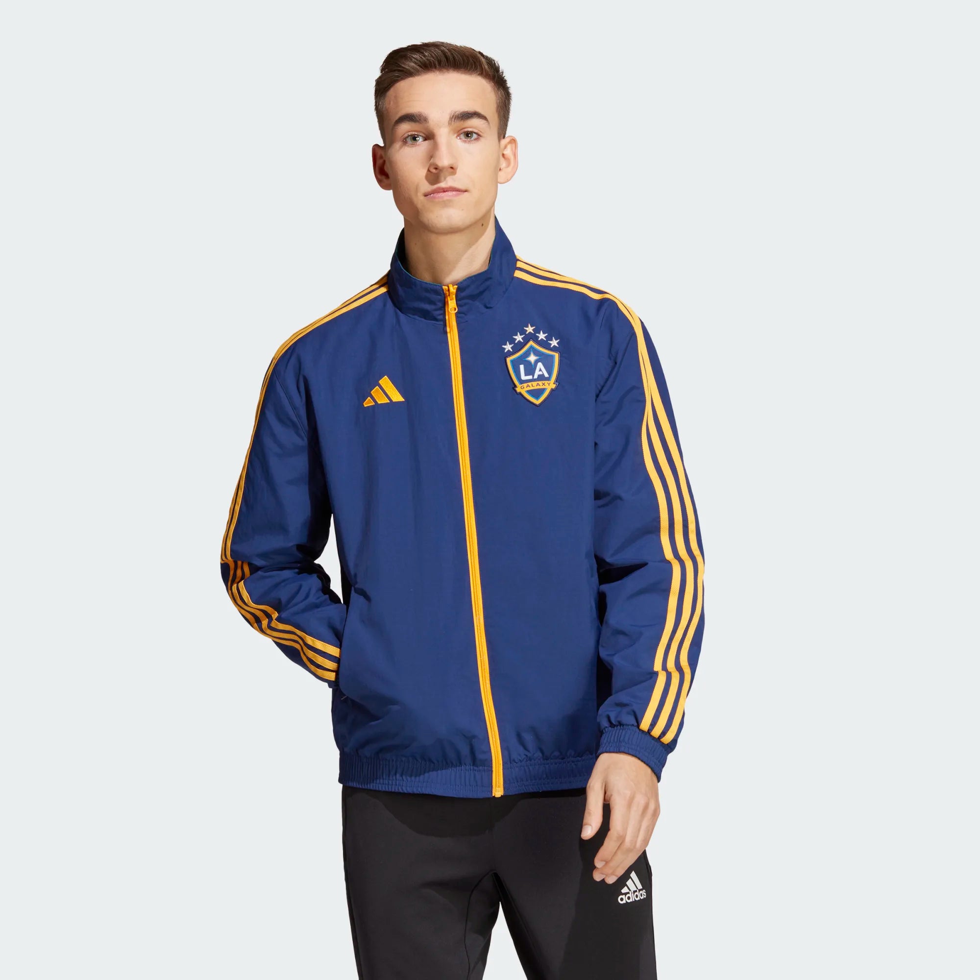 Veste de survêtement Los Angeles Galaxy Anthem 2022/2023 - Bleu/Jaune