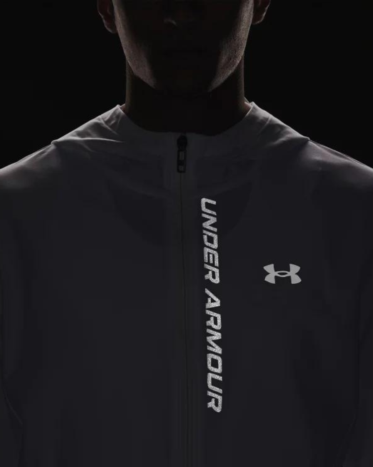 Under Armour Outrun The Storm Track Jacket - Bianco