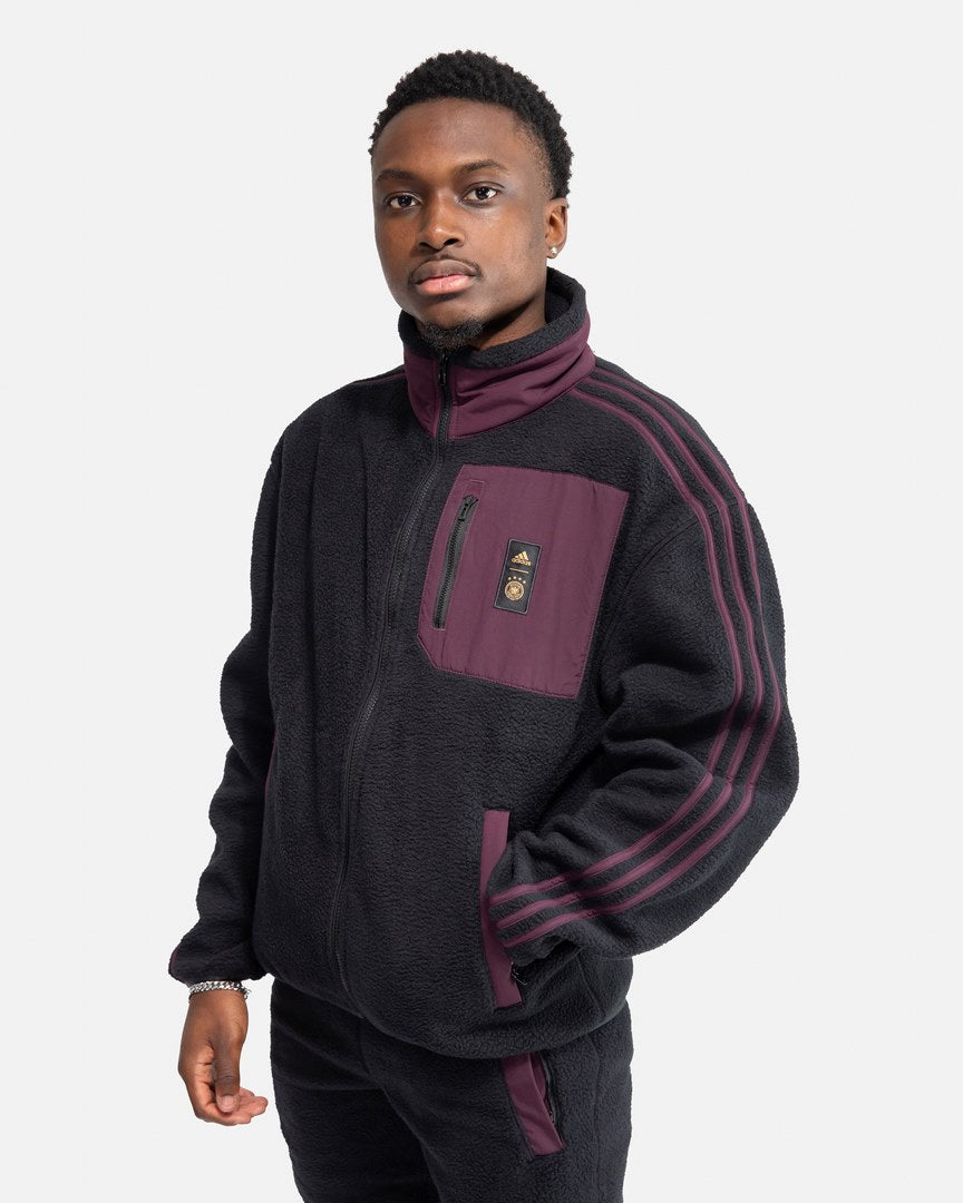 Chaqueta de entrenamiento Alemania 2022 - Negro/Burdeos