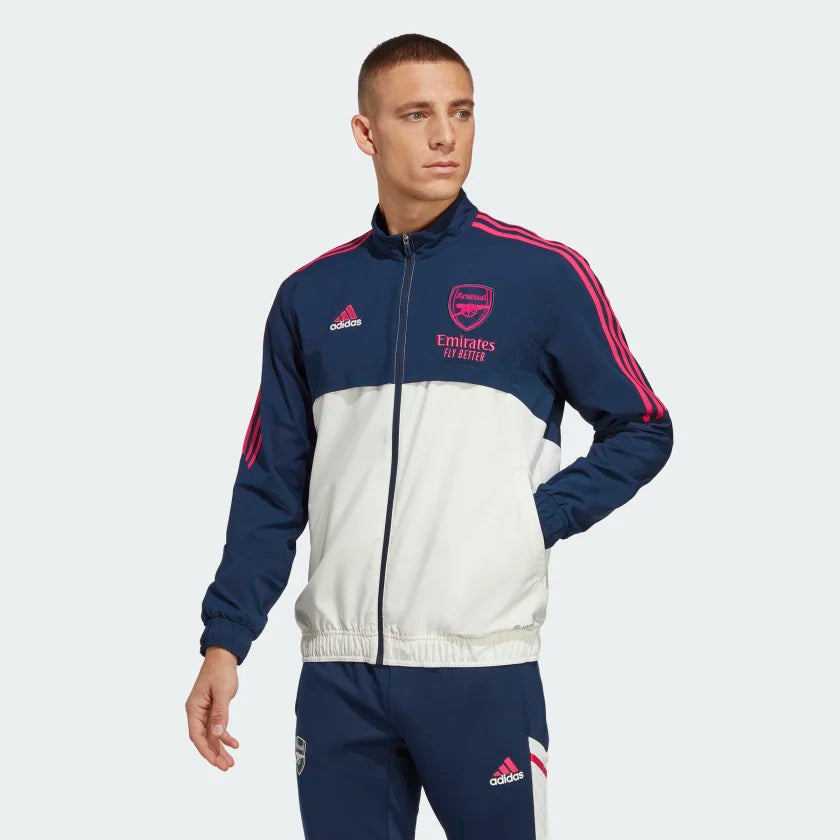 Arsenal 2022/2023 Trainingsjacke – Weiß/Blau/Pink