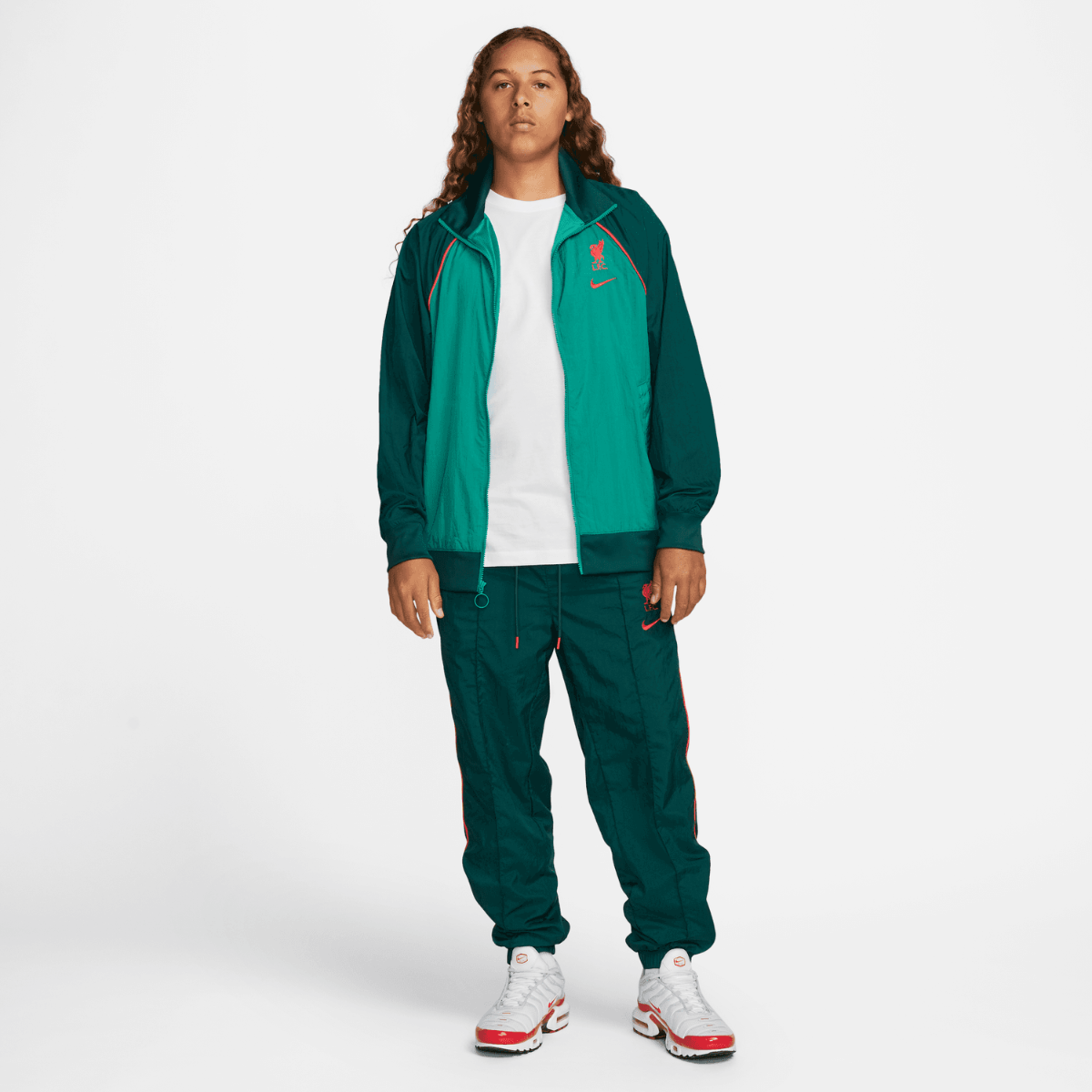 Chaqueta de chándal Liverpool 2022/2023 - Verde/Rojo