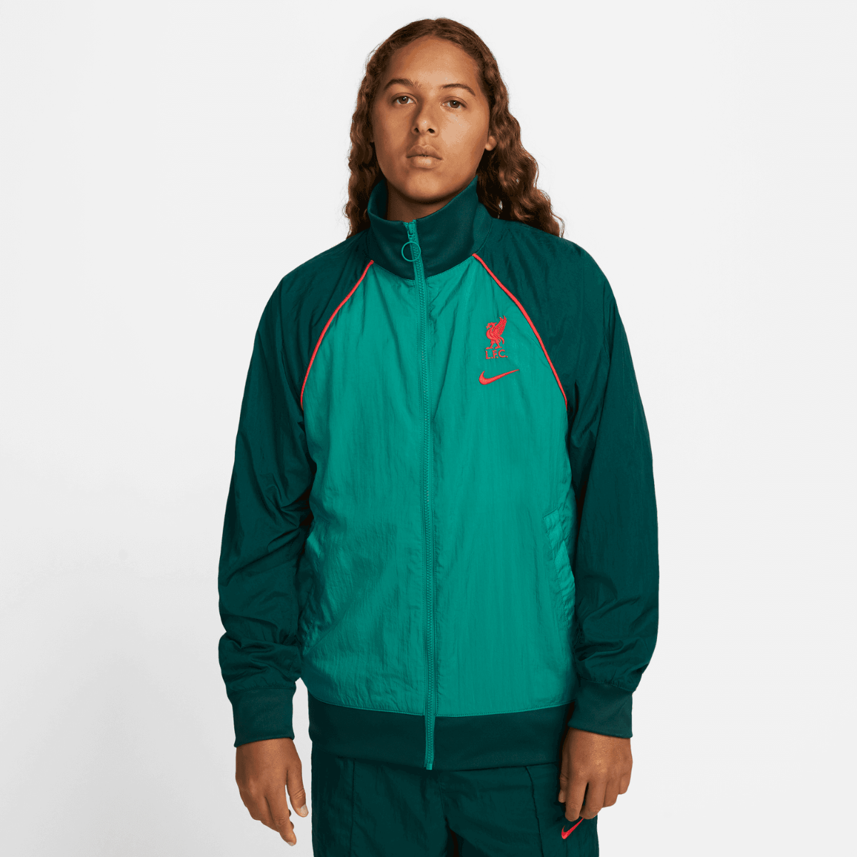 Veste de survêtement Liverpool 2022/2023 - Vert/Rouge