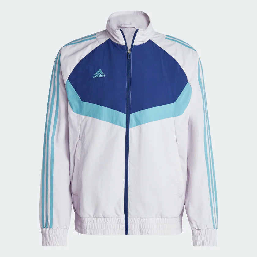 Veste en toile Adidas Tiro Mauve Bleu Footkorner
