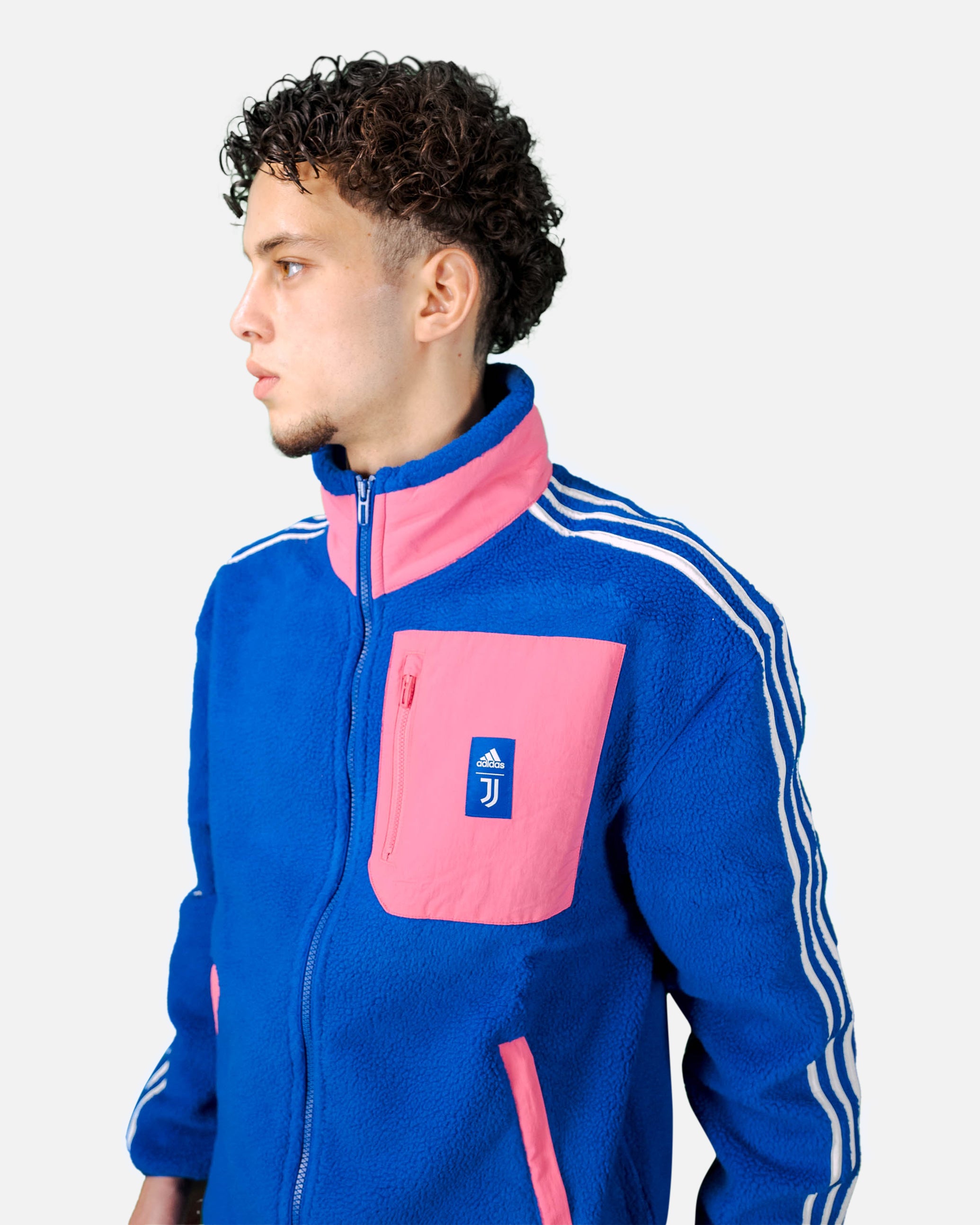 Veste d'entrainement Juventus Lifestyler 2022/2023 - Bleu/Rose/Blanc