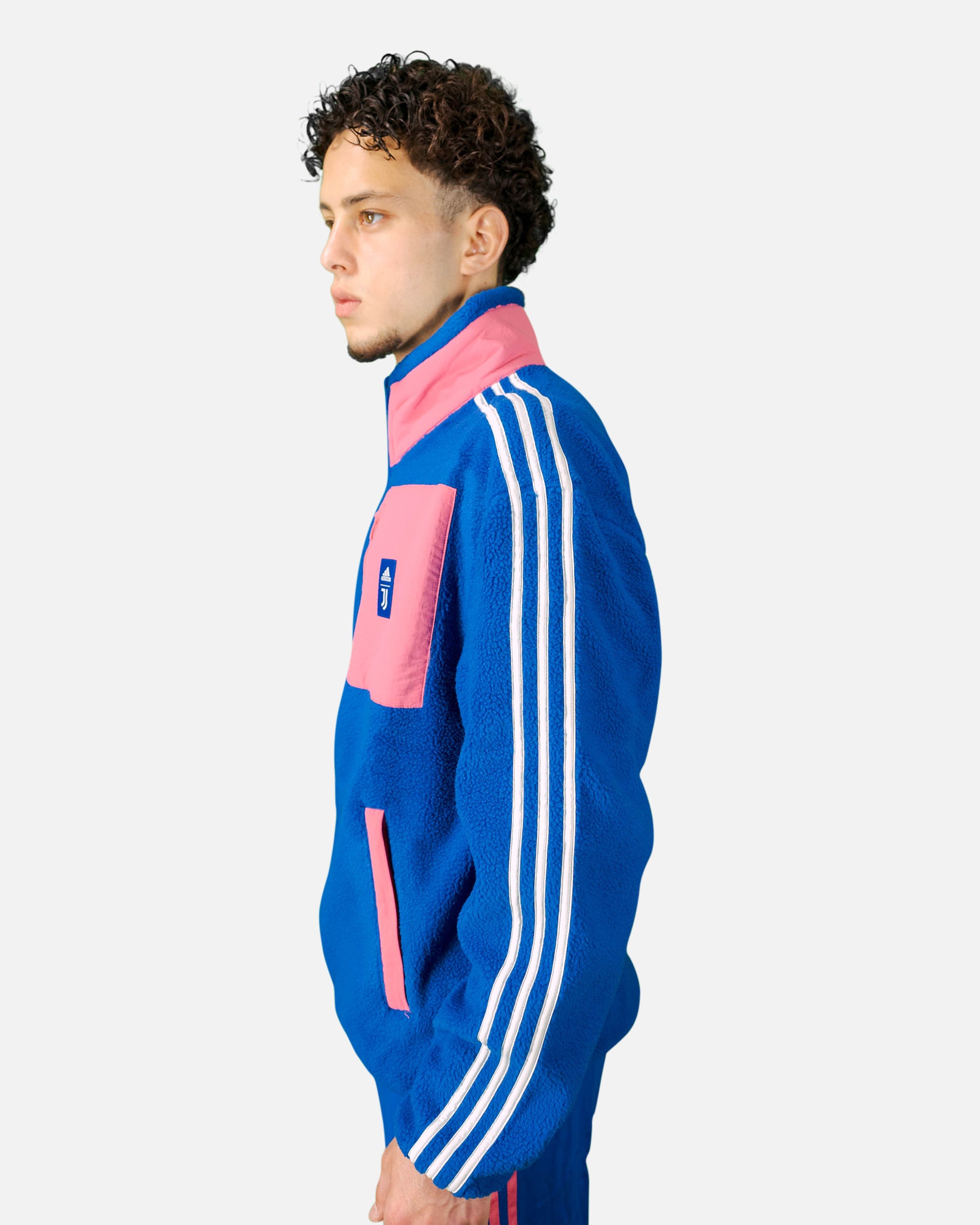 Veste d'entrainement Juventus Lifestyler 2022/2023 - Bleu/Rose/Blanc