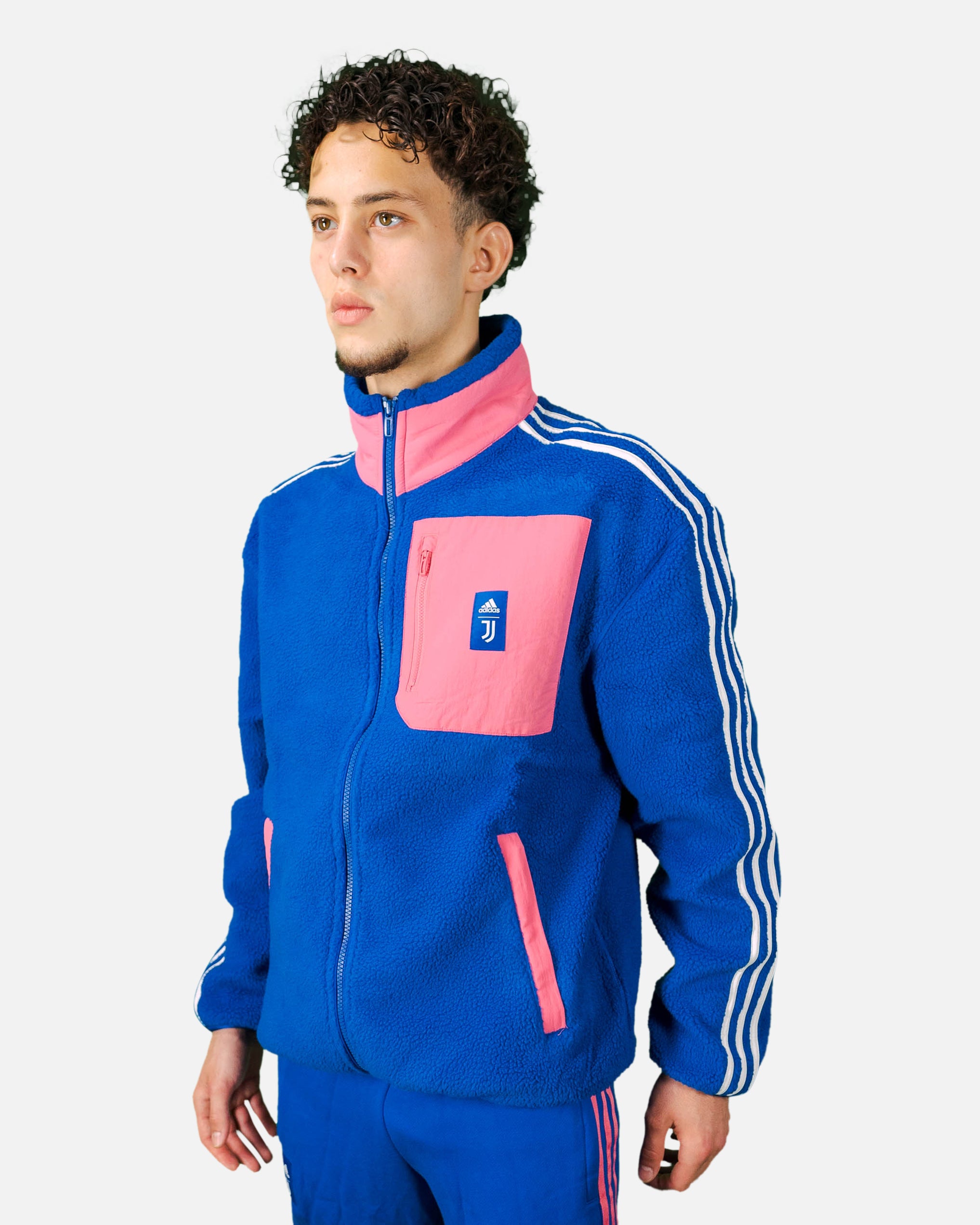 Veste d'entrainement Juventus Lifestyler 2022/2023 - Bleu/Rose/Blanc