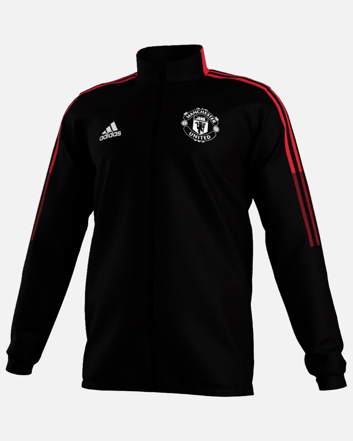 Giacca allenamento Manchester United Juniors 2021/2022 - nera/rossa