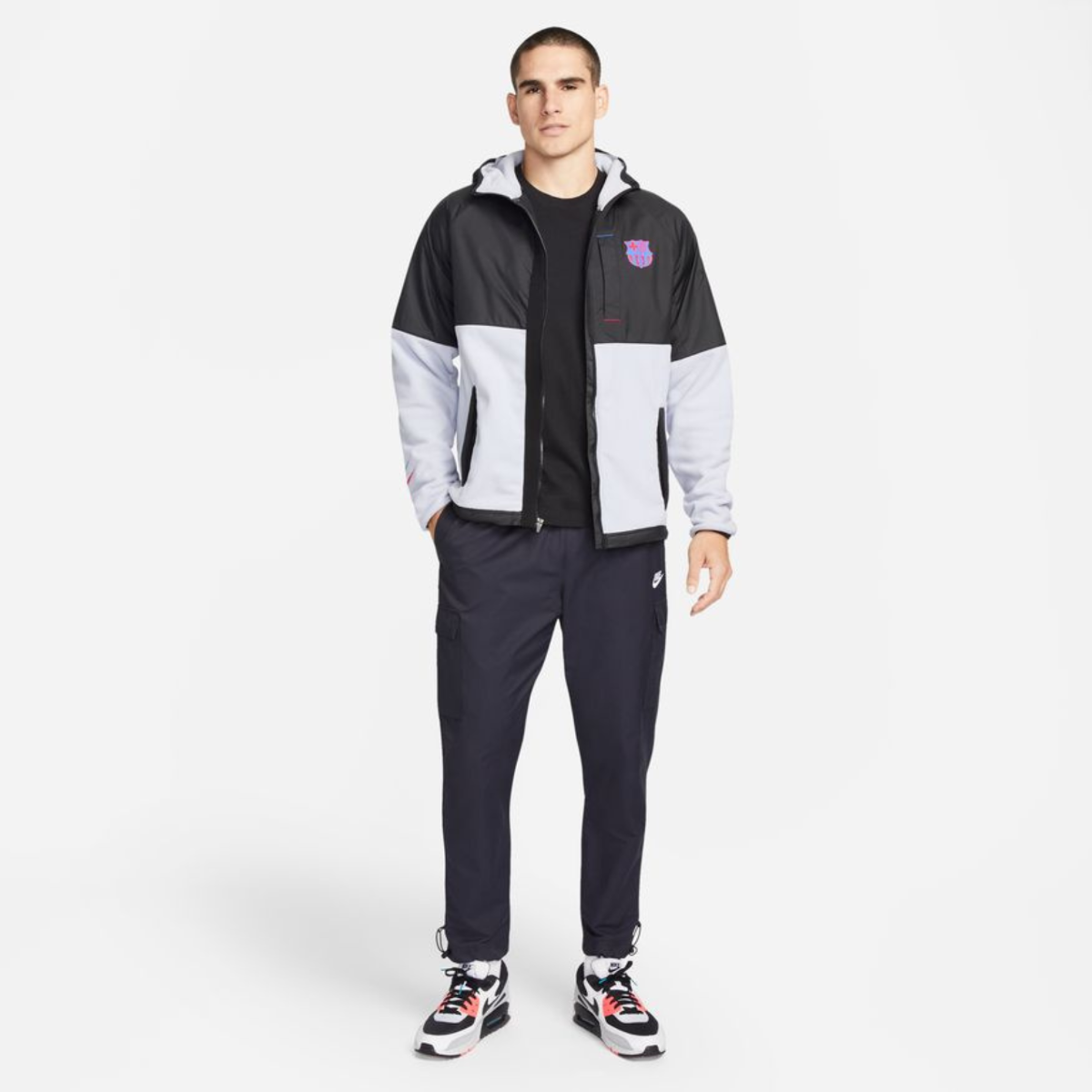 Veste FC Barcelone 2022/2023 - Noir/Blanc
