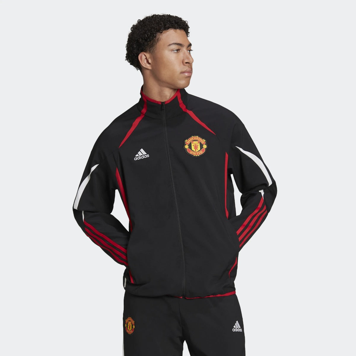 Veste Manchester United Teamgeist 2022 - Noir/Rouge