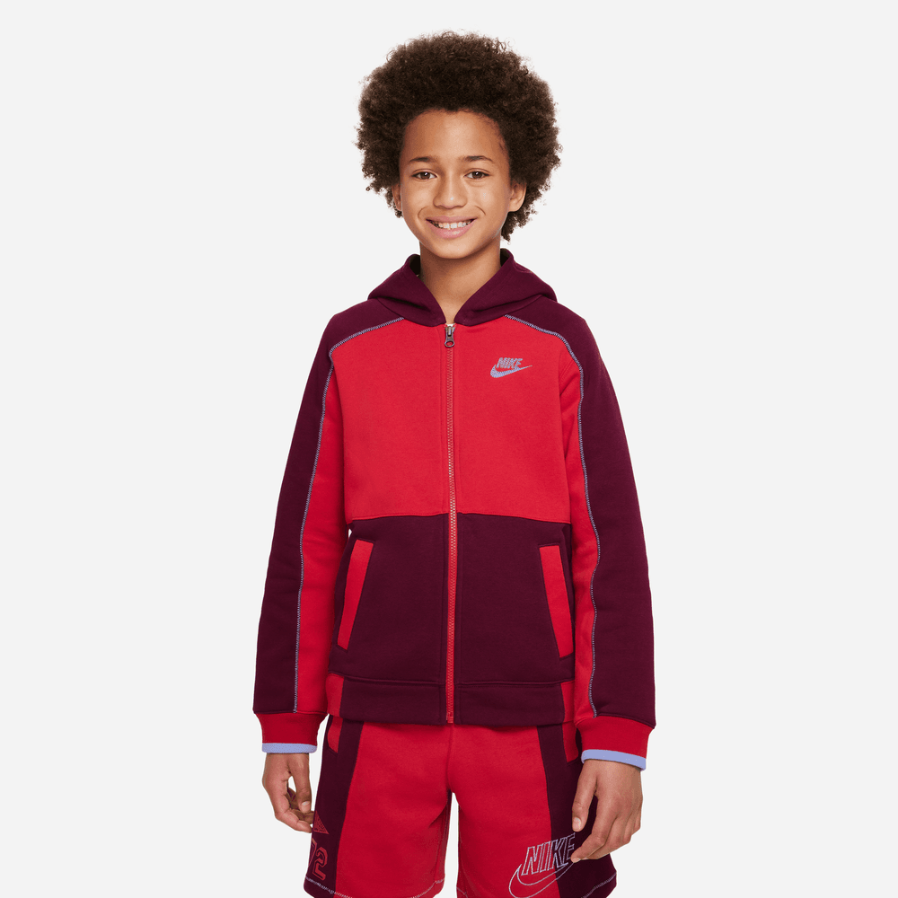 Giacca nike rossa deals