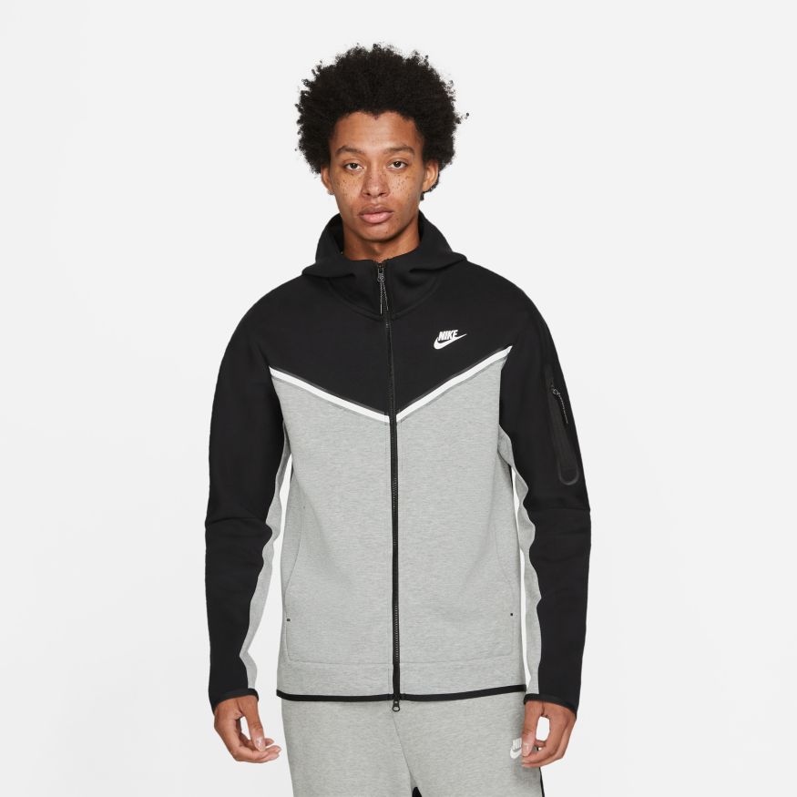 gilet nike gris noir blanc