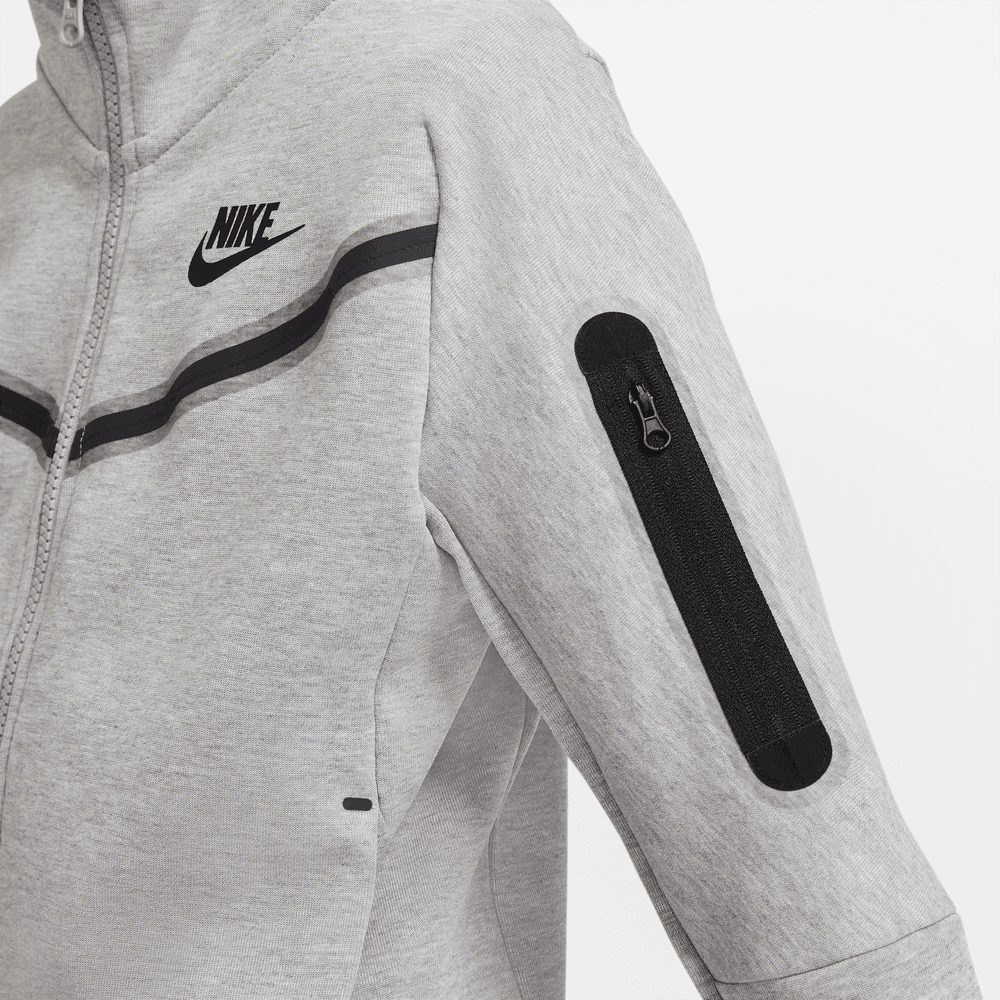 Giacca Nike Tech Fleece Junior - Grigio/Nero