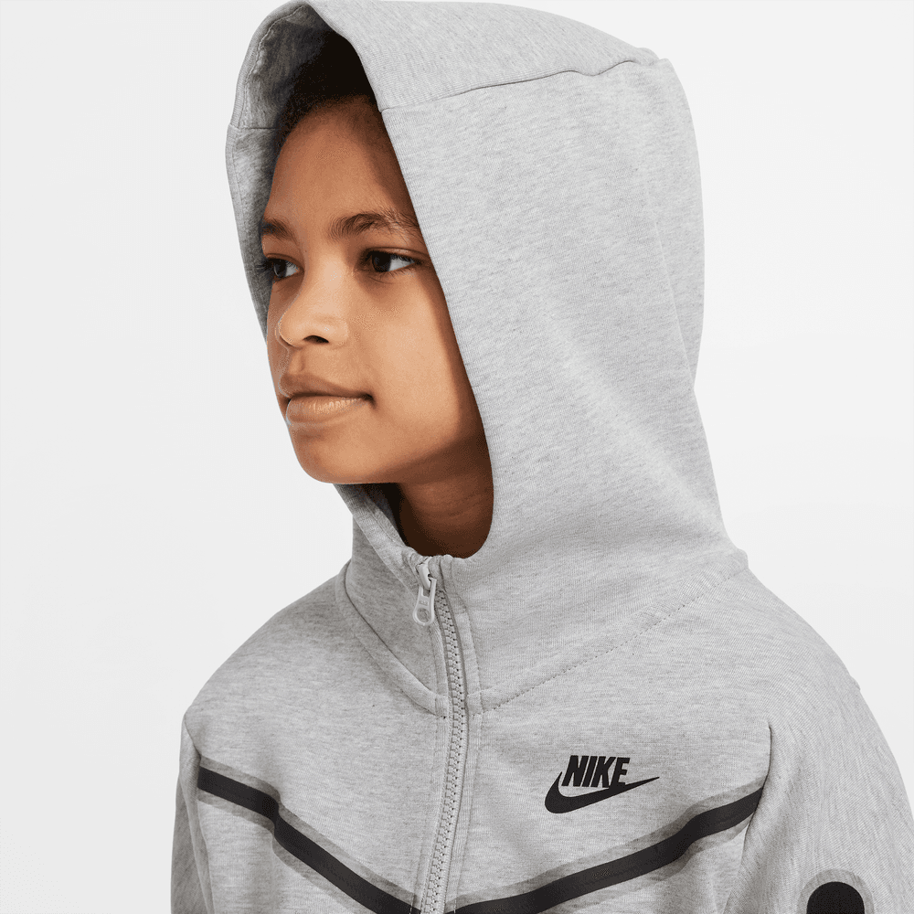 Giacca Nike Tech Fleece Junior - Grigio/Nero