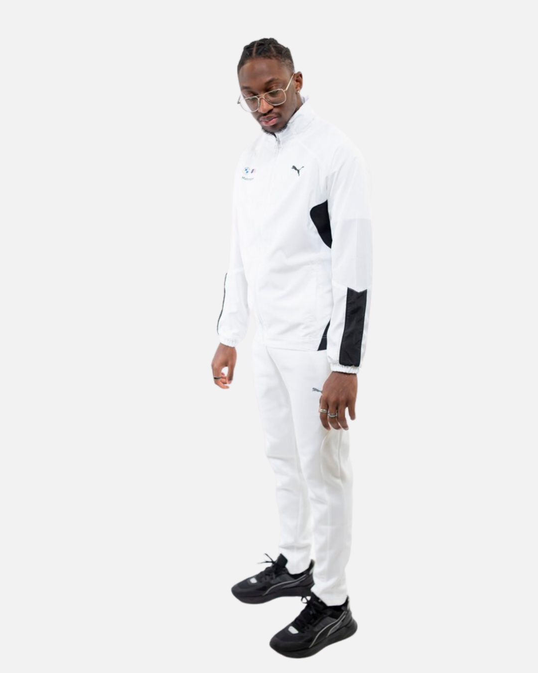 Puma BMW Motorsport Jacke – Weiß/Schwarz