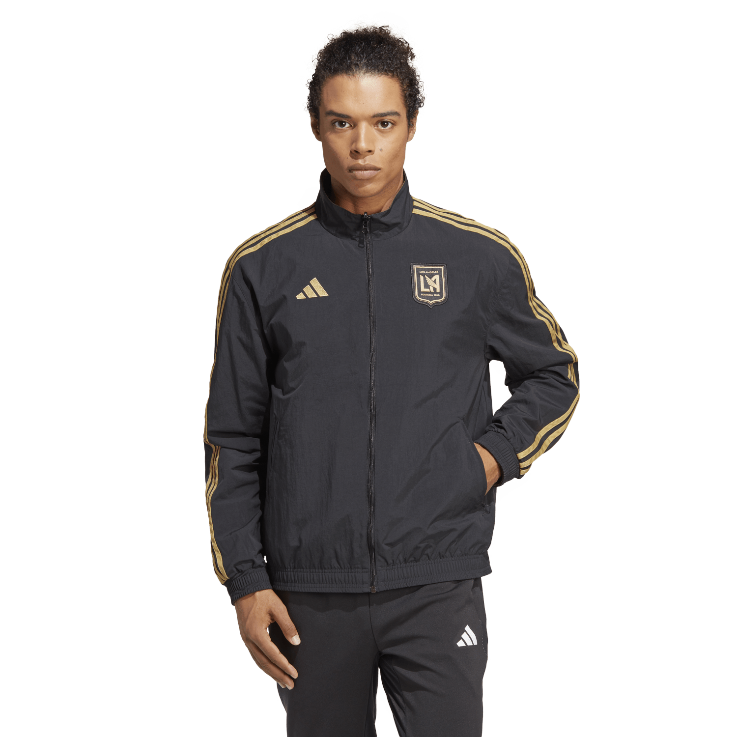 Los Angeles FC 2023 Reversible Jacket Black Gold Footkorner