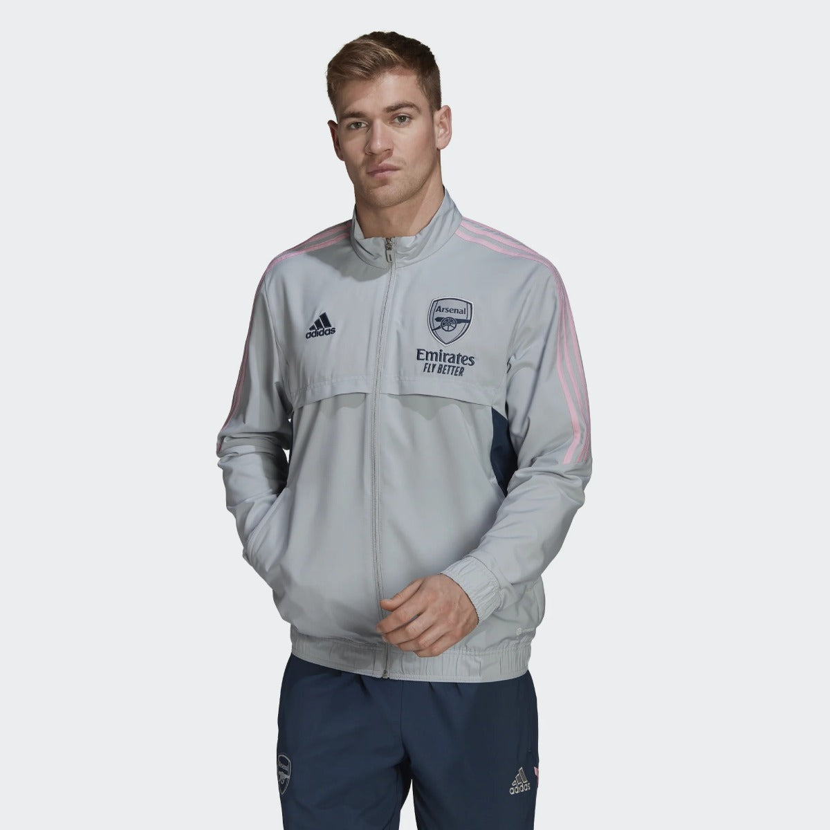 Veste survêtement Arsenal Condivo 2022/2023 - Gris/Rose