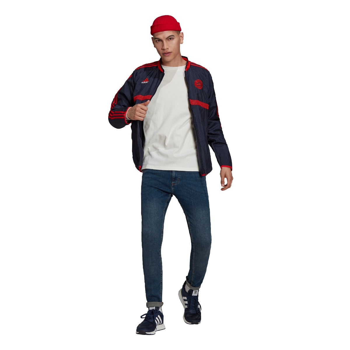 Bayern Munich Icon Track Jacket - Blue/Red
