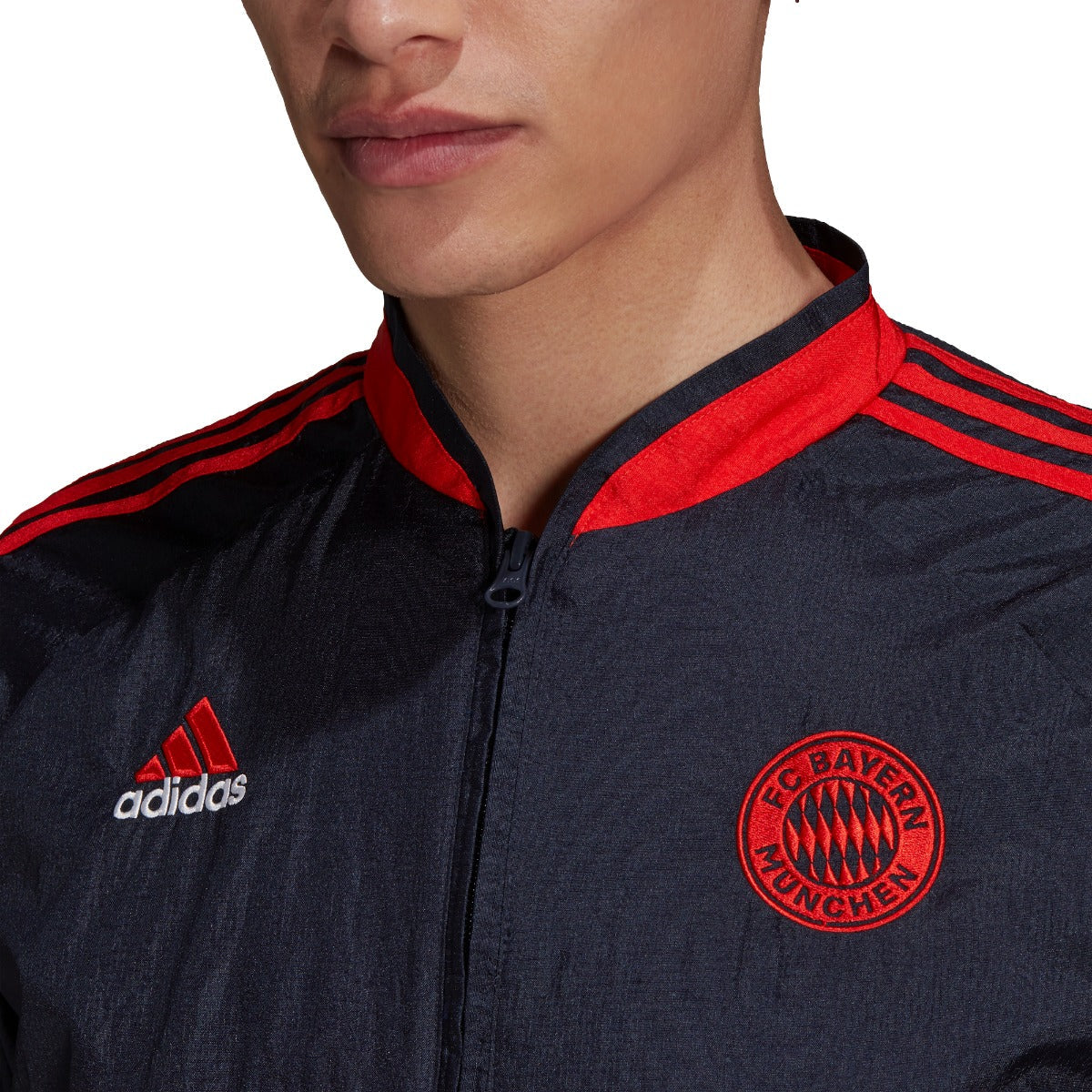 Bayern Munich Icon Track Jacket - Blue/Red