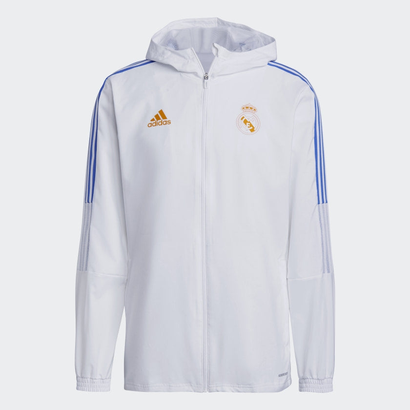 Chaqueta de chándal con capucha Real Madrid - Blanco Footkorner