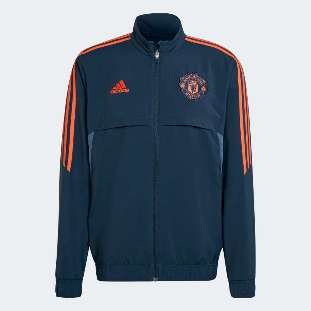 Veste de survêtement Manchester United 2022/2023 - Bleu/Orange