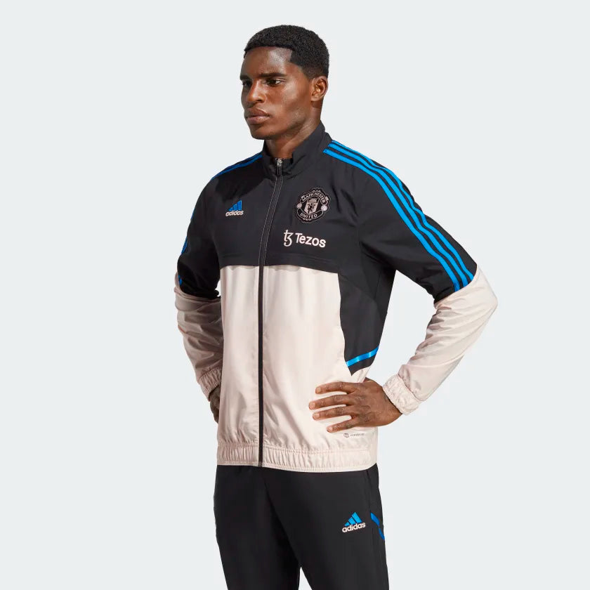 Veste de présentation Manchester United 2022/2023 - Noir/Bleu/Beige