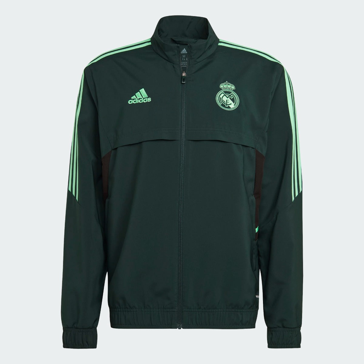 Giacca della tuta Real Madrid 2022/2023 - Nera/Verde