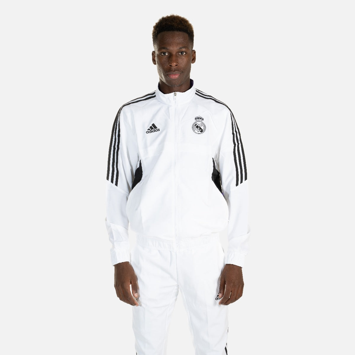 Veste de survêtement Real Madrid Condivo 2022/2023 - Blanc/Noir/Violet