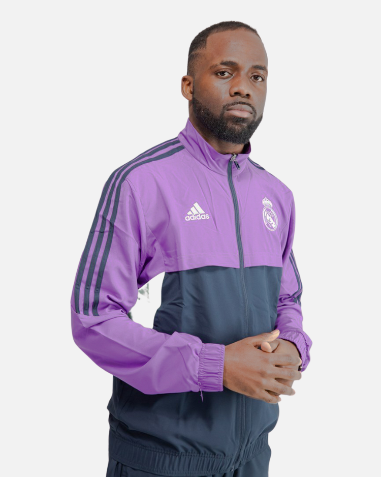 Veste de survêtement Real Madrid Condivo 2022/2023 - Violet/Noir/Blanc