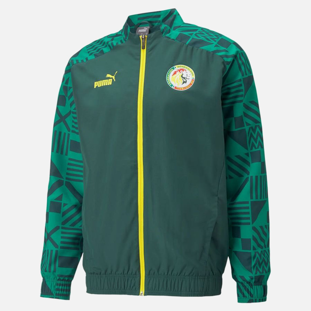 Veste de survêtement Sénégal 2022/2023 - Vert/Jaune