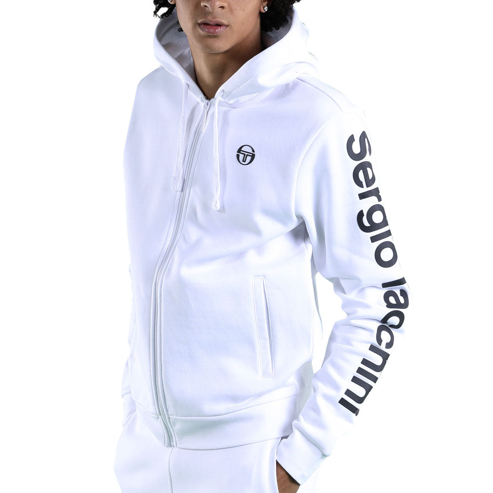 Sergio Tacchini Namar Trainingsjacke – Weiß/Schwarz