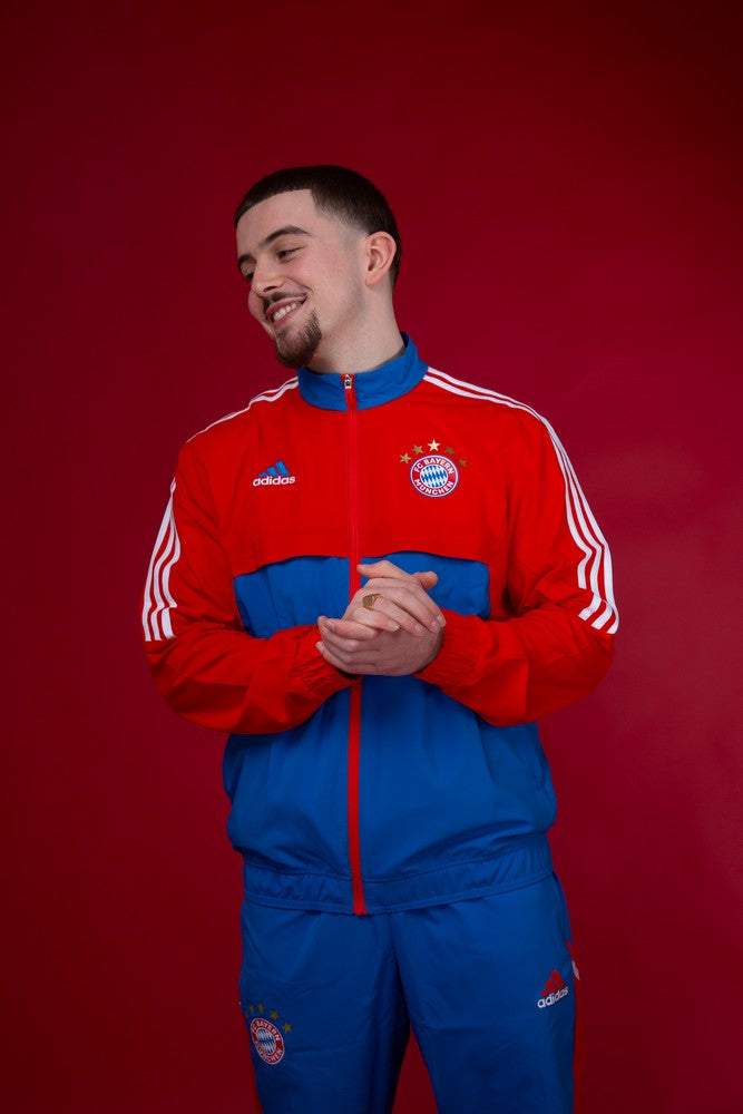 Veste de survêtement Bayern Munich 2022/2023 - Rouge/Bleu