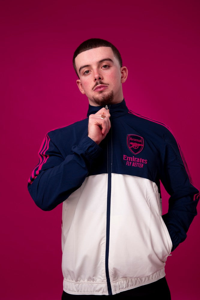 Arsenal 2022/2023 Trainingsjacke – Weiß/Blau/Pink