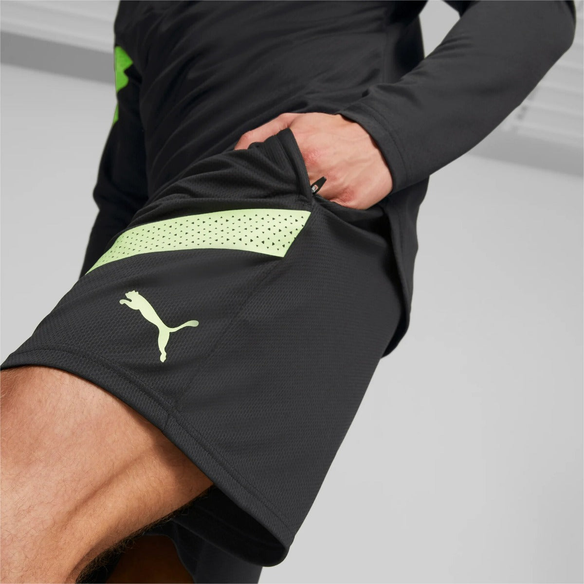 Pantaloncini da allenamento del Manchester City - Nero/Giallo
