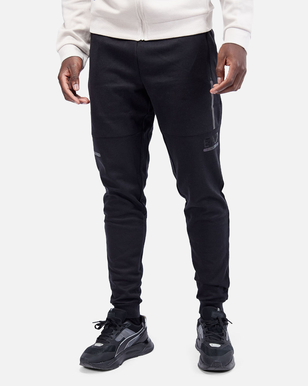EA7 Chándal Sudadera Con Capucha Ventus 7 - Beige/Negro