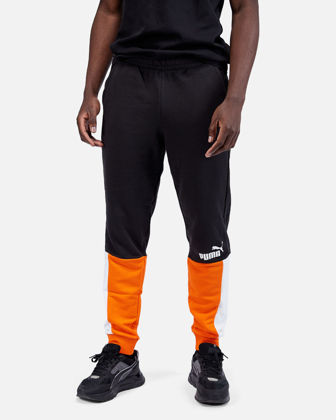Puma Power Hose – Orange/Weiß/Schwarz