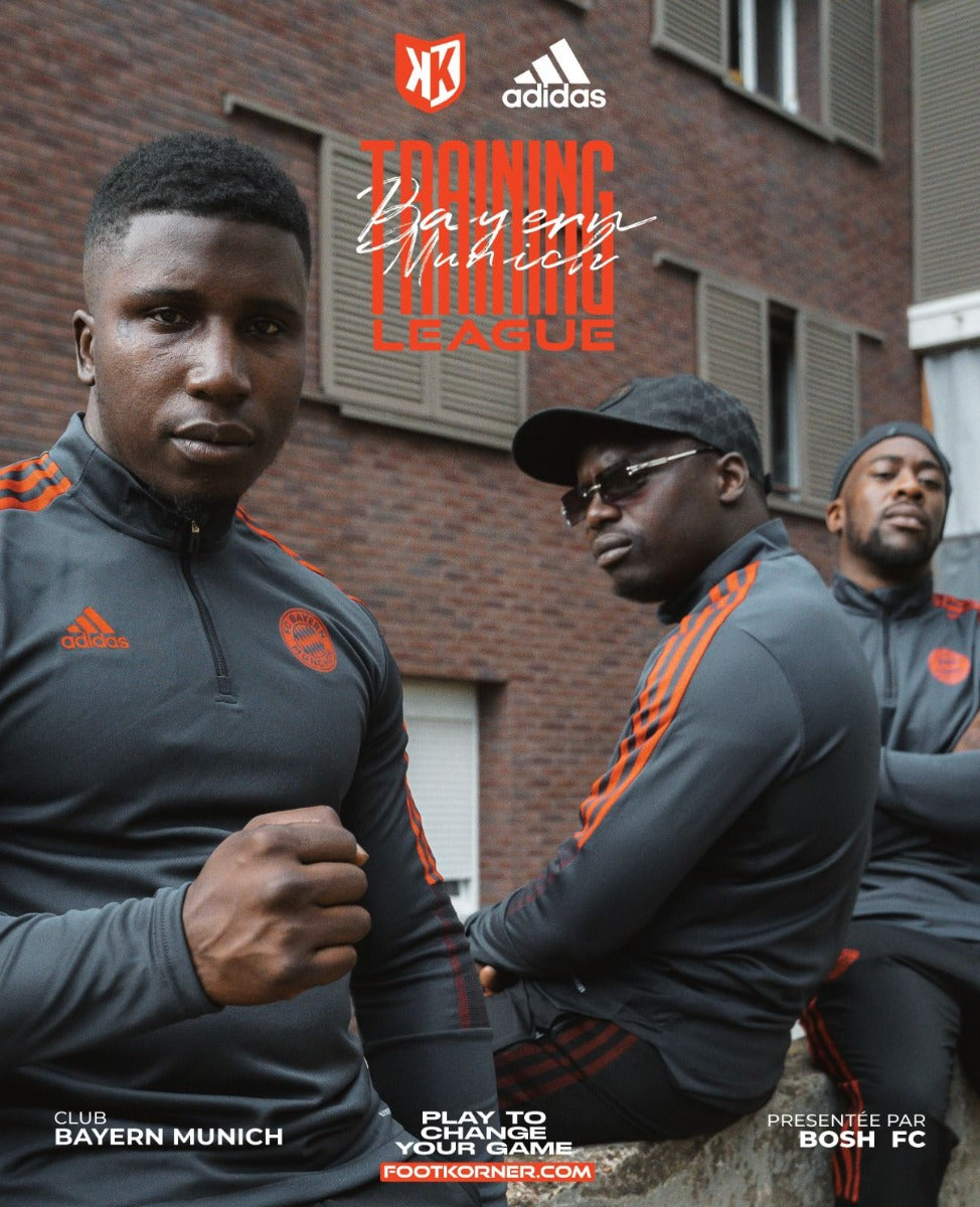 Haut d'entrainement Bayern Munich 2021/2022 - Gris/Rouge