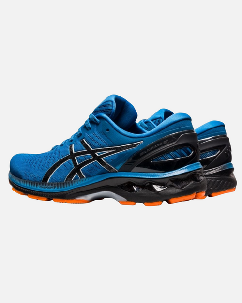Asics Gel Kayano 27 - Bleu/Noir/Orange - Footkorner