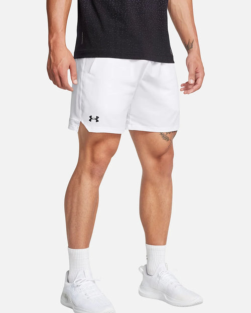 Pantaloncini Under Armour Vanish Woven - Bianchi - Footkorner