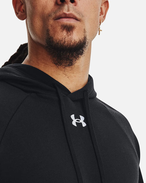 Felpa in pile Under Armour Rival - Nero - Footkorner