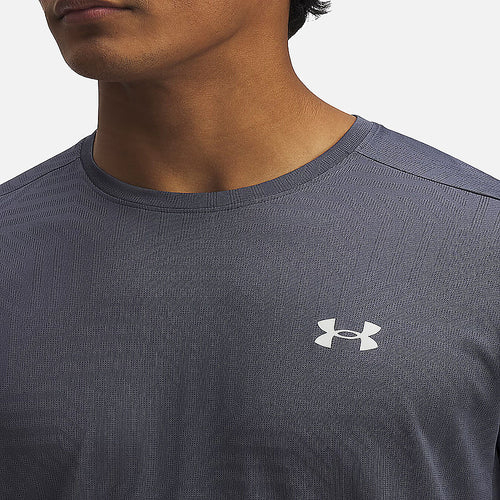 Under Armor Vent Geotessa T-shirt - Blue - Footkorner