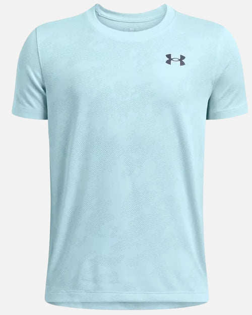 T-shirt Under Armour Tech Vent Junior - Bleu - Footkorner