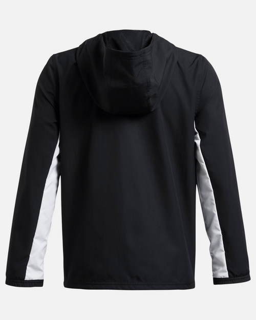 Veste Under Armour Rival Woven Junior - Noir/Blanc - Footkorner