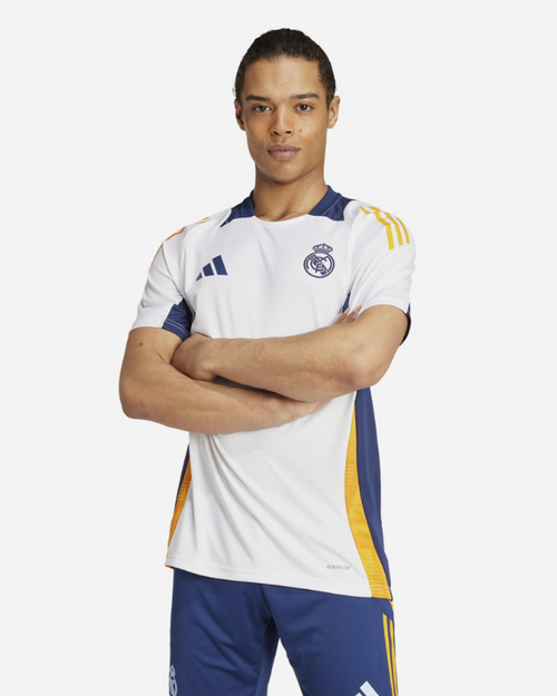 Maglia allenamento Real Madrid 2024/2025 - Bianco/Blu - Footkorner