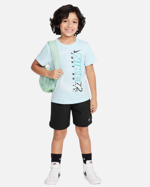 Ensemble T-shirt Short Nike Enfant - Bleu/Noir - Footkorner