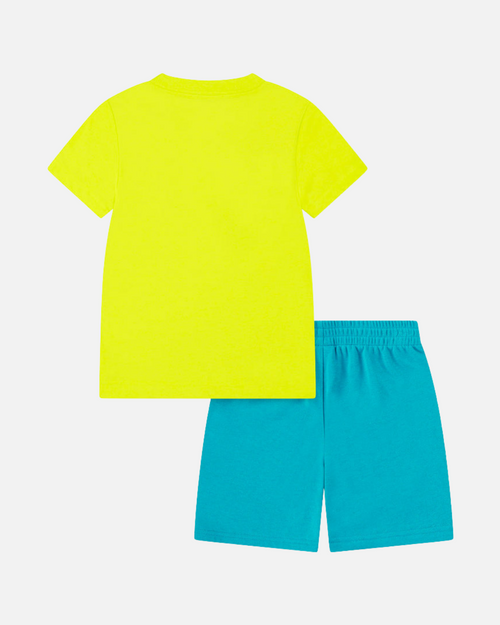 Ensemble T-shirt Short Nike Enfant - Jaune/Bleu - Footkorner