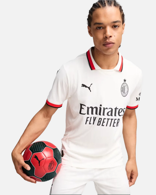 AC Milan Away Jersey 2024/2025 - White/Red - Footkorner