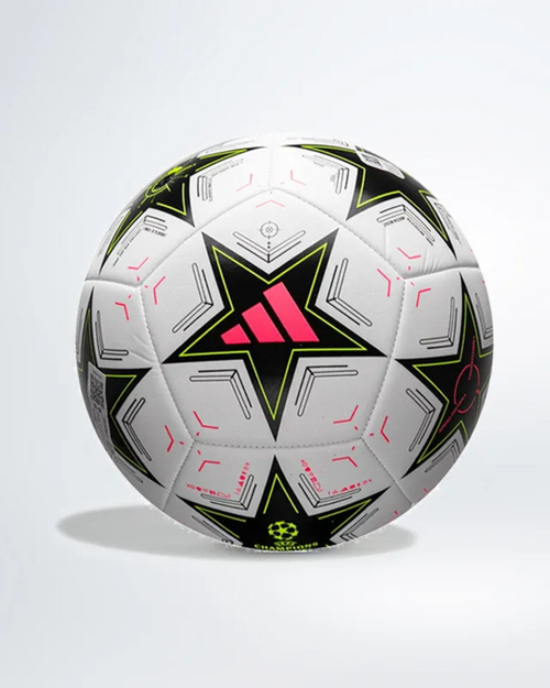 Ballon d'entrainement Adidas LDC 2024/2025 - Blanc/Rose/Noir - Footkorner