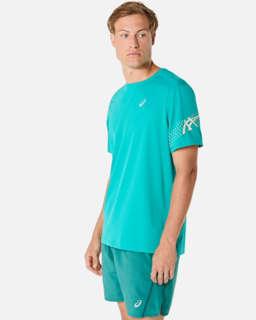 Asics Icon T-shirt - Blue - Footkorner