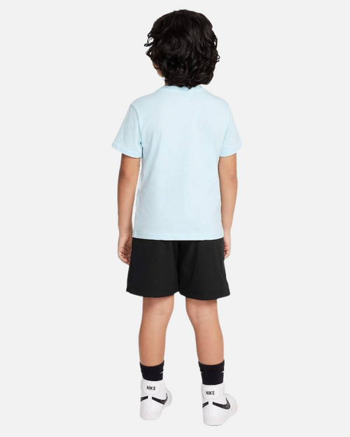 Ensemble T-shirt Short Nike Enfant - Bleu/Noir - Footkorner